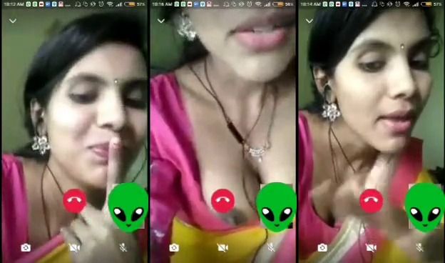 Beautiful Indian girl showing her boobs on video call