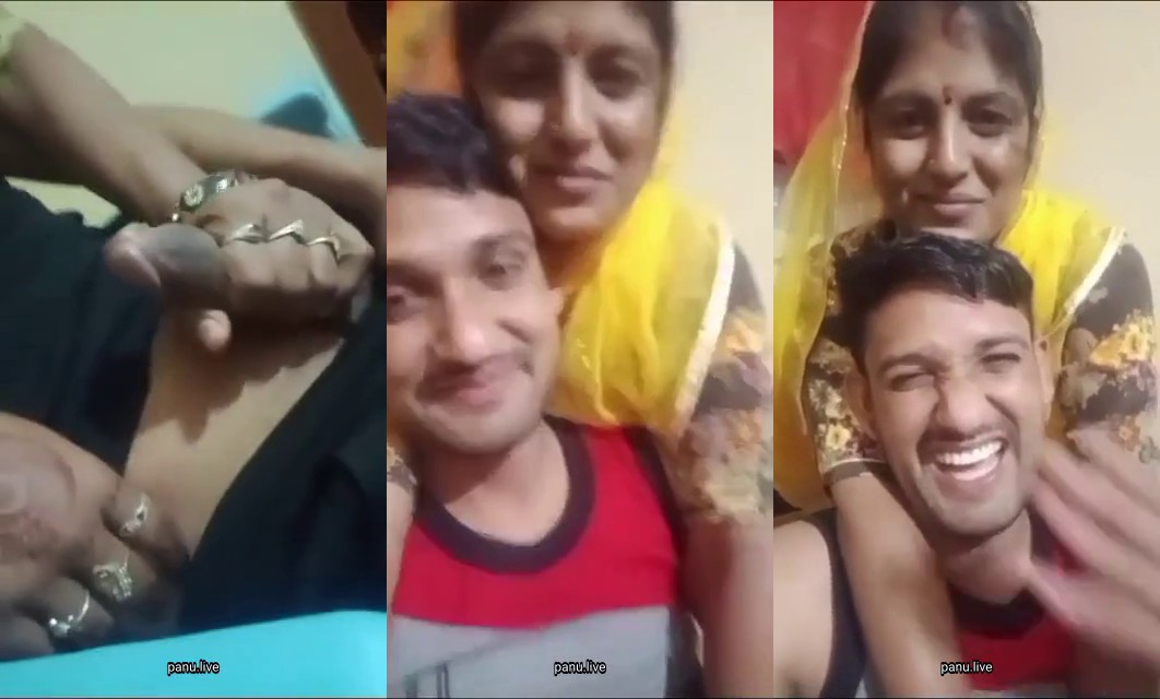 Beautiful bhabhi touching dewar's dick