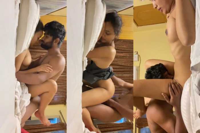 Tamil Sexy Slim Girl Sex at oyo