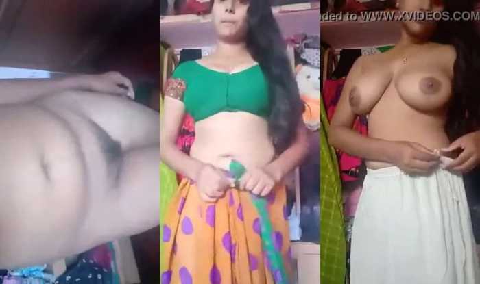 Tamil milf aunty showing her boobs