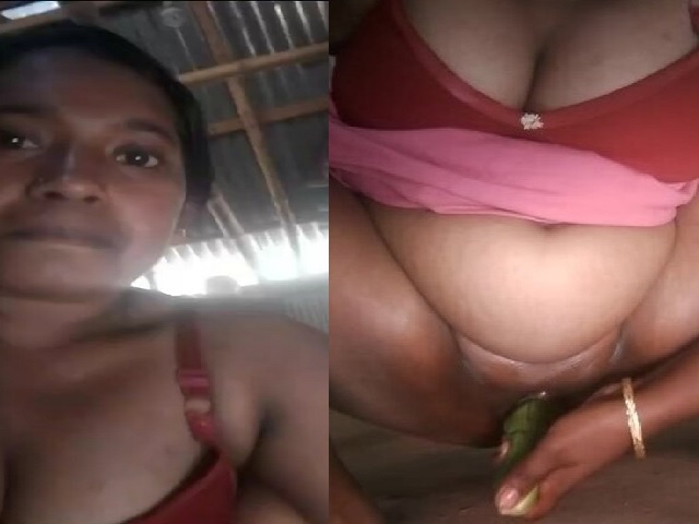 Bengali village pussy masturbating using cucumber