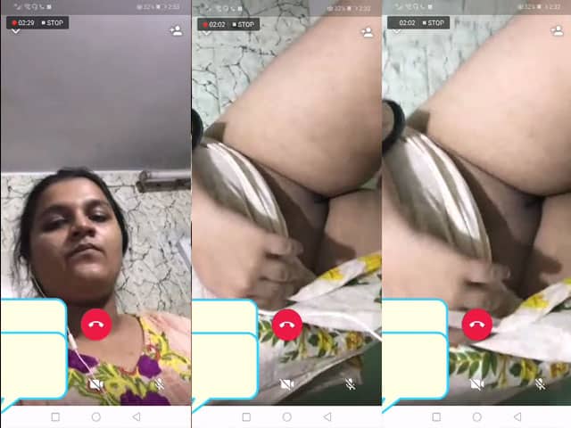 Bengali wife showing pussy on a live video call