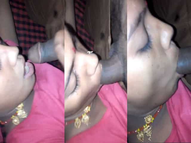 Village Bhabhi Dehati blowjob sex MMS