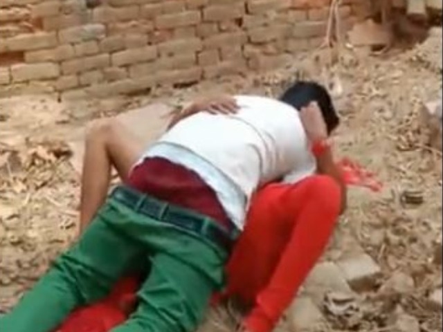 Dehati lovers caught fucking on cam by a voyeur