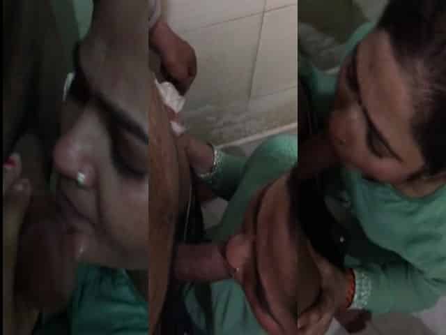 Desi Bhabhi mouth fucking MMS with clear Hindi audio