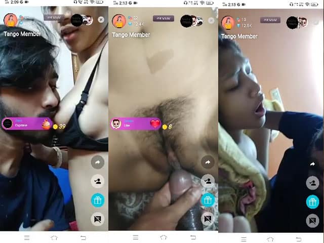 Desi couple Tango sex live video