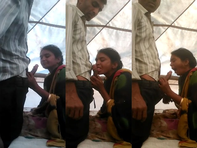Desi labor Bhabhi sucking dick of civil engineer