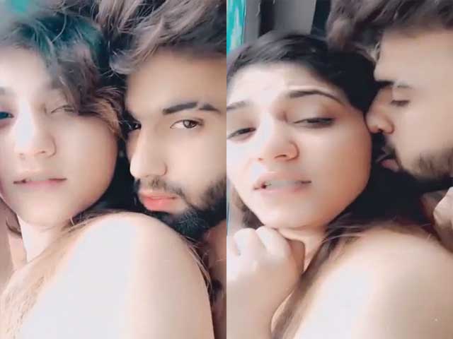 Hot Indian lovers standing sex MMS