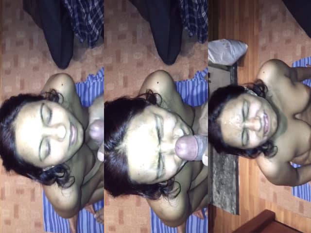 Indian Bhabhi cum facial video MMS