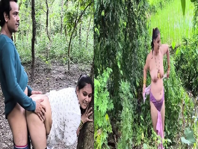 Indian couple outdoor sex in jungle viral MMS