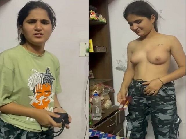 Indian sister boob show to brother viral clip