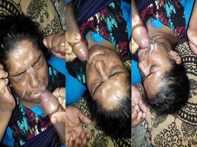 Indian widow cum facial MMS video