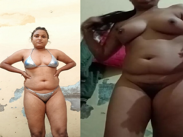 Punjabi young MILF striptease nude pics and videos