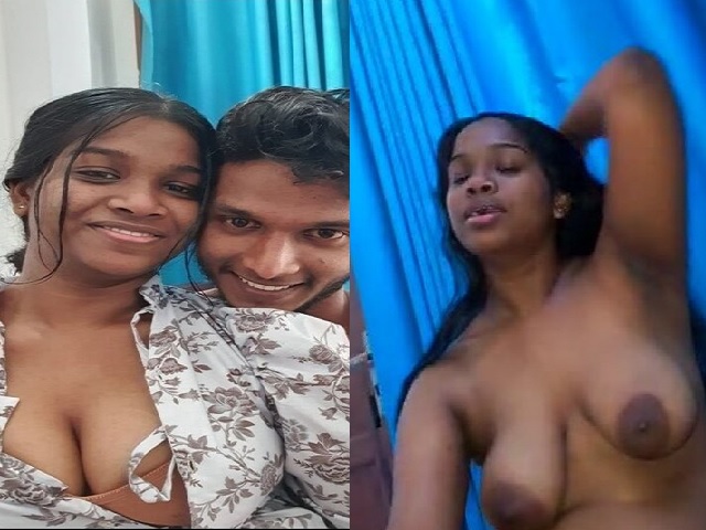 Srilankan Tamil girl blowjob to boyfriend and sex