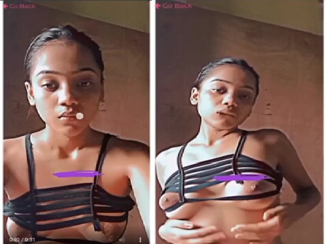 App content boobs show of Manisha Dey viral MMS