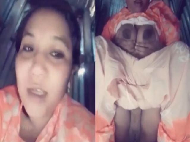 Bangladeshi housewife fingering pussy with Bangla Talk