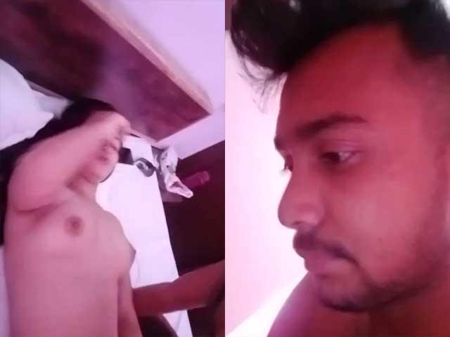 Beautiful Assamese GF fucked by BF in hotel room