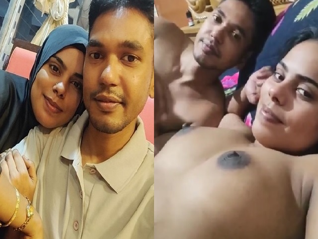 Beautiful Bengali girl boob press and pussy fucking