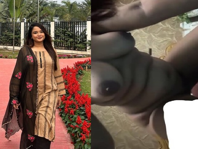 Beautiful Bengali nude girlfriend selfie video making