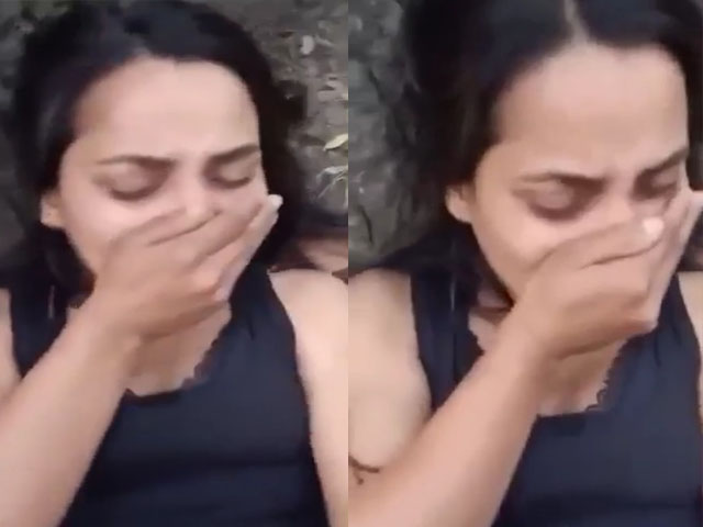 Beautiful sexy girl fucked hard in jungle