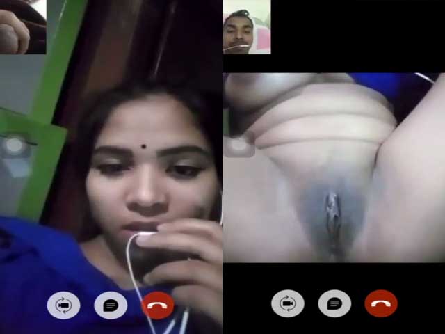 Beautiful village girl showing and fingering