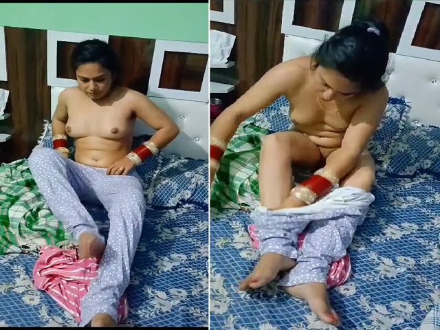 Bhabhi nude pic and viral naked video before sex