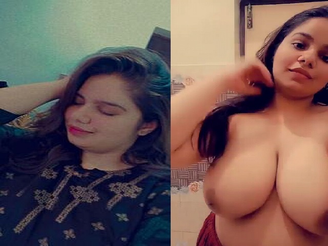 Big boobs exposing Paki tanker girl viral show