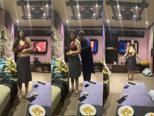 Big booby Paki Randi striptease nude dance show