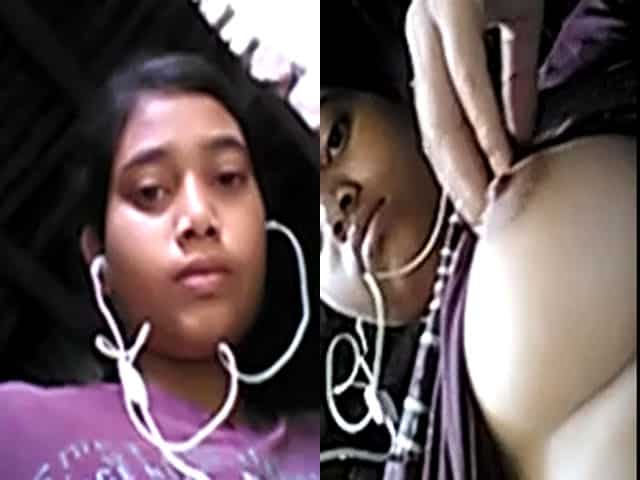 Big booby college girl displays her nude boobs