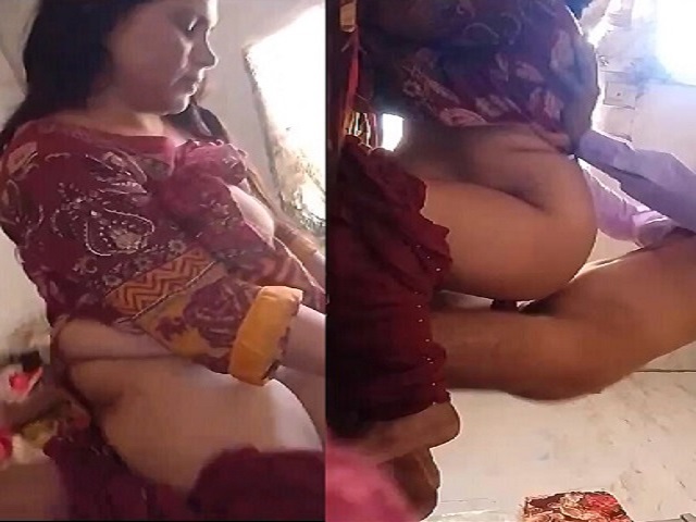 Busty bhabhi sex riding dick in village incest sex