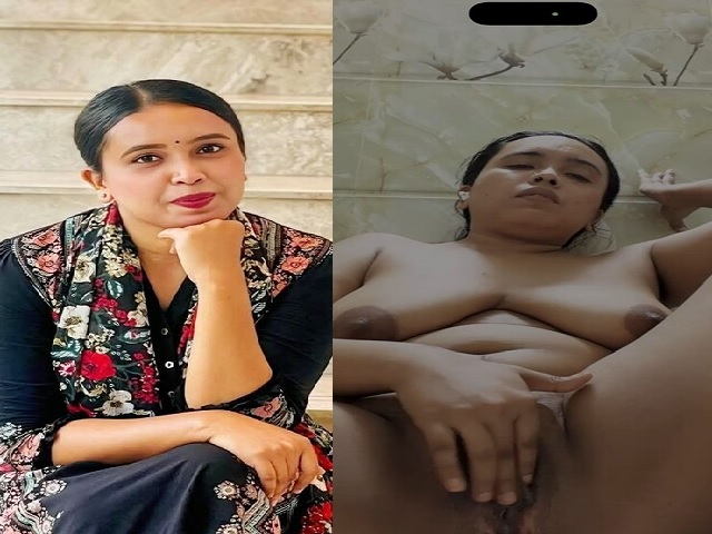Cheater Bengali girlfriend nude pussy rubbing and fingering