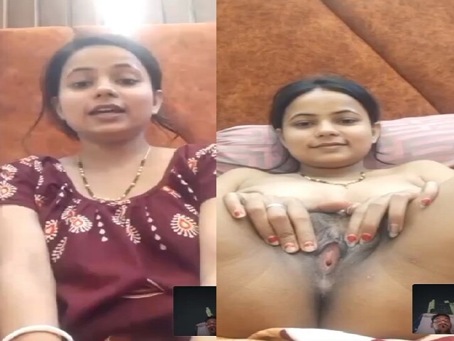 Cuckold husband sharing wife to friend on video call