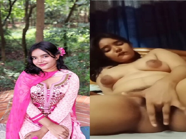 Cute Bengali sex babe viral nude fingering pussy