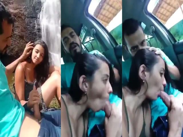 Cute Desi girl sex with her boyfriend in the outdoor