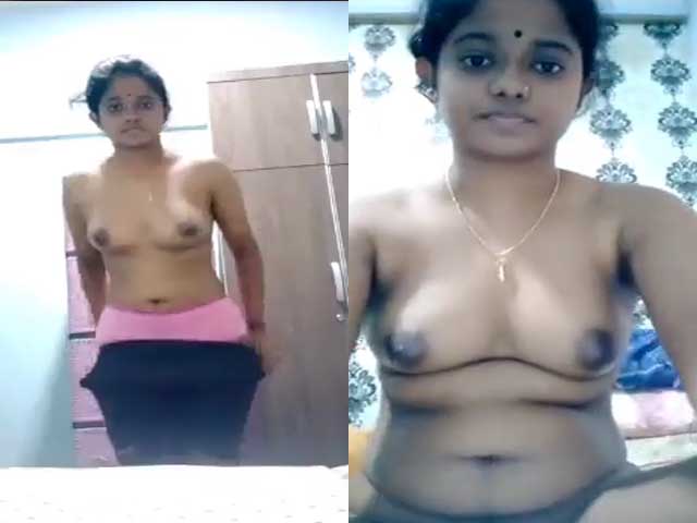 Cute Tamil girl striptease nude video