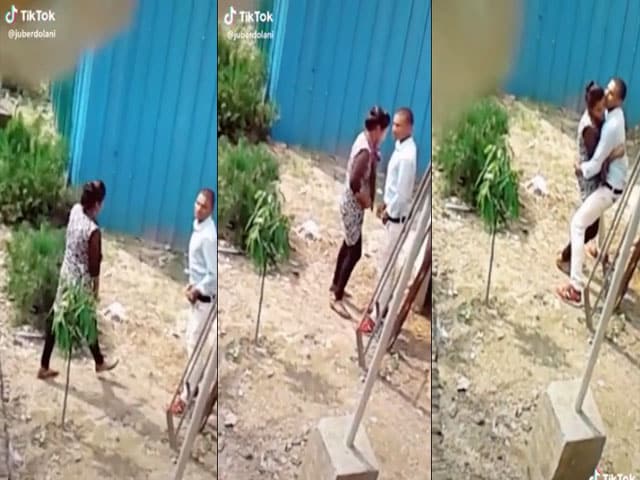 Daring Desi outdoor sex act recorded by a voyeur