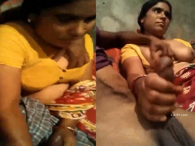 Desi aunty in saree having sex with husband friend