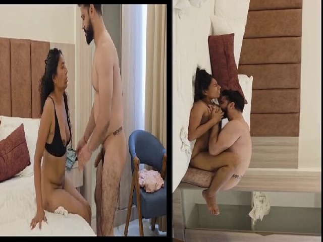 Desi lady in hotel room fucking hard with loud moans