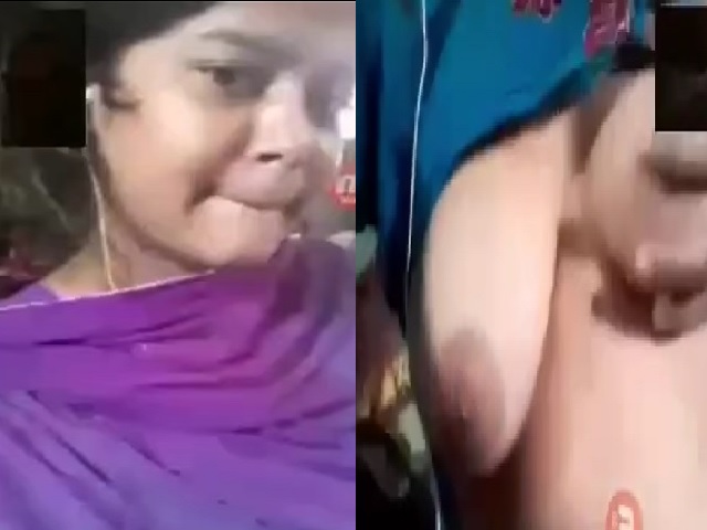 Girlfriend exposing big boobs and pussy fingering