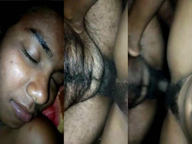 Hairy Desi couple sex at home MMS video