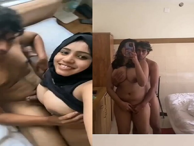 Hijab girl boob press and pussy fucking by boyfriend