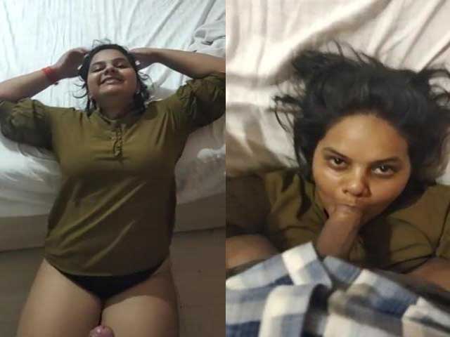 Horny girl deep throating big dick on cam