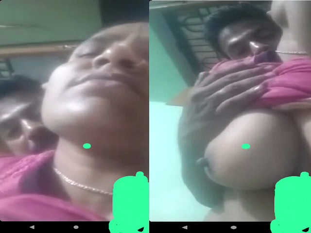 Horny xxx bhabhi boob fondled and pussy fucked
