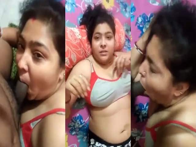 Hot Bhabhi blowjob latest MMS video