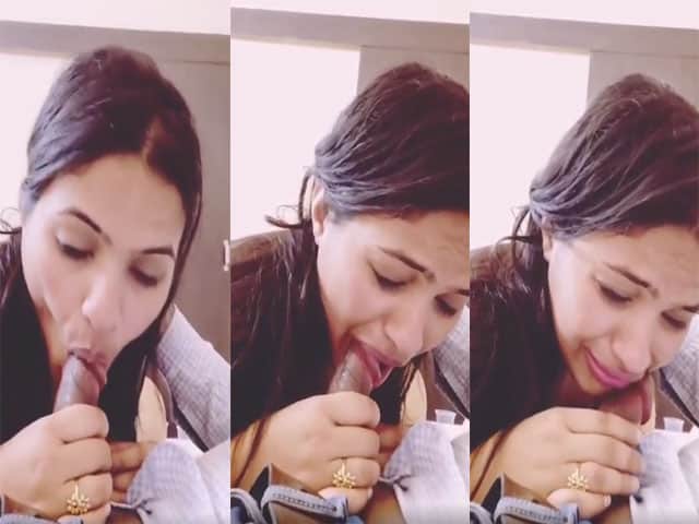 Hot Indian POV blowjob sexy MMS