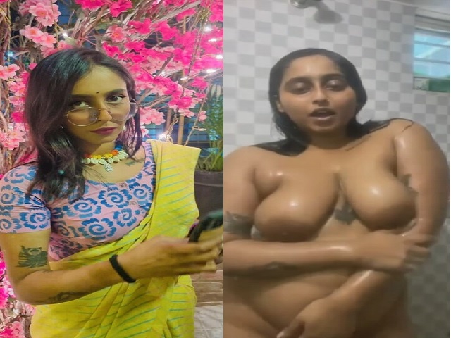 Hot maal nude bath viral bathroom shower video
