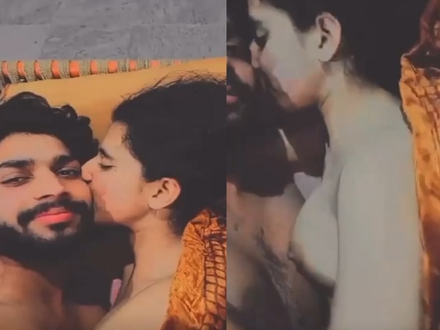 Hot wife topless foreplay kissing new sex mms