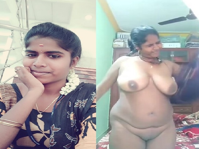 Huge boobs Tamil wife dress change and shows big boobs