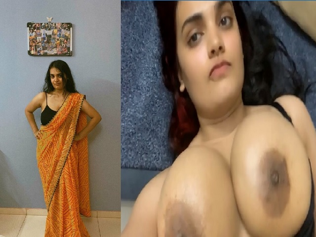Huge boobs bhabhi sex mood exposing topless body