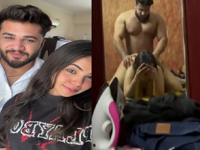 Hunk guy doggy sex with chubby girlfriend viral MMS